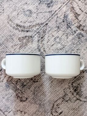 Vintage American Airlines Coffee Tea Cups Michaud Japan  # 73-CU-38 Set of 2